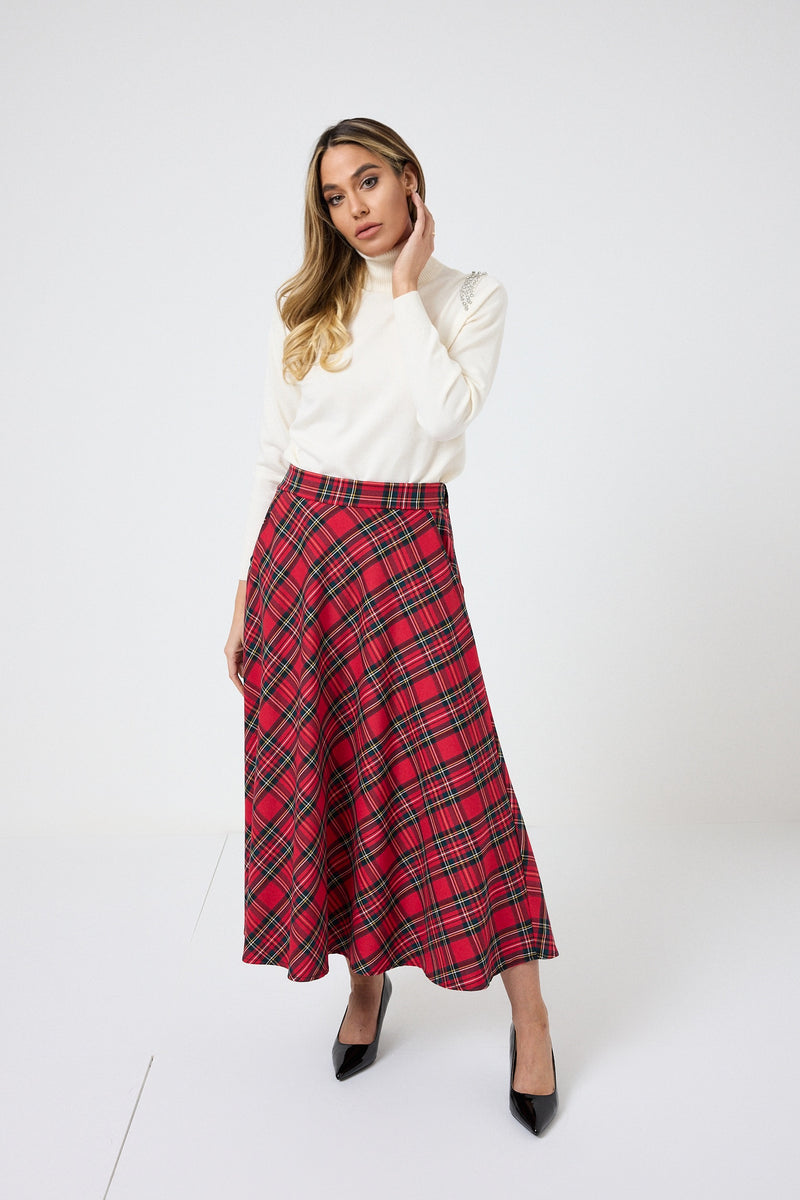 Gonna lunga tartan FEDERICA BI