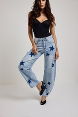 Denim azzurro stelle FEDERICA BI