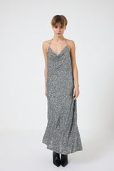 Abito in paillettes argento FEDERICA BI