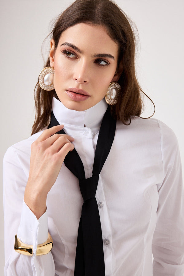 Cravatta nera FEDERICA BI