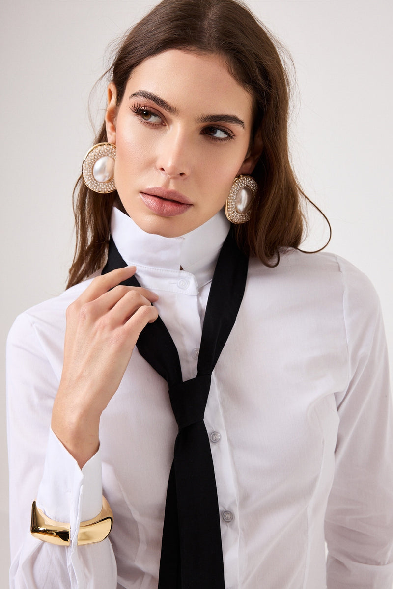 Cravatta nera FEDERICA BI