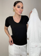 T-shirt in viscosa FEDERICA BI