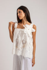 Top in sangallo FEDERICA BI