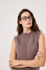 Gilet kid mohair ( vari colori ) FEDERICA BI