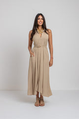 Abito lungo beige ALISSA BY FEDERICA BI