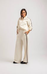 Completo in felpa bianco latte FEDERICA BI