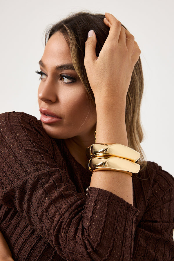 Bracciale rigido oro FEDERICA BI