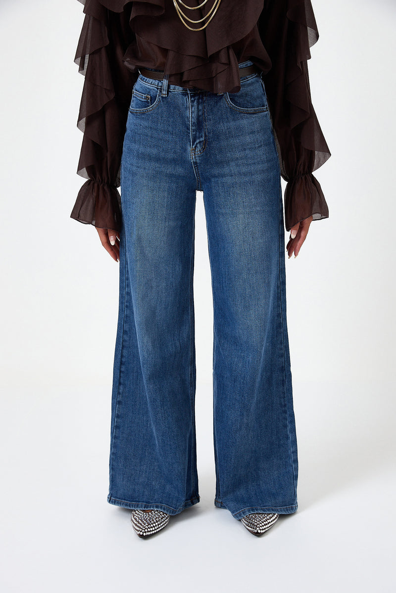 Denim jeans a palazzo FEDERICA BI