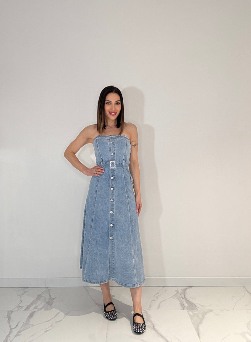 Abito in denim FEDERICA BI