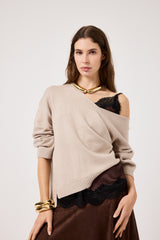 Maglia scollo V FEDERICA BI ( vari colori )