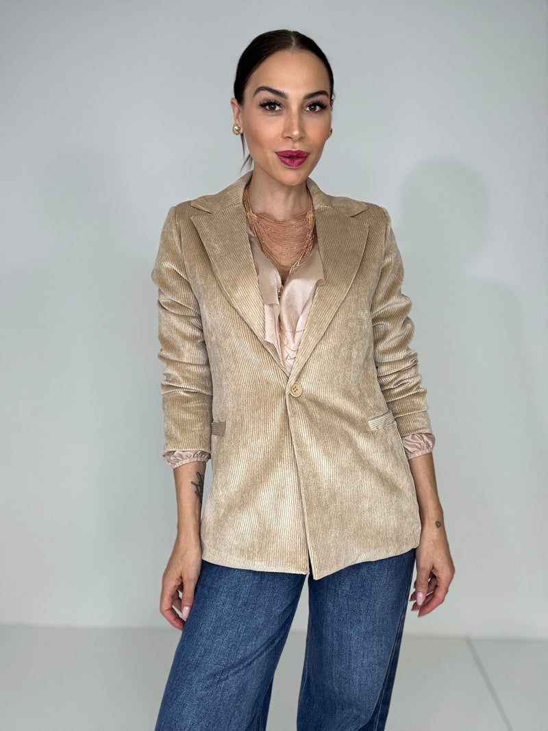 Blazer in velluto FEDERICA BI