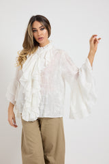 Camicia bianca sangallo FEDERICA BI