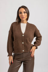 Cardigan lana e cachemire FEDERICA BI