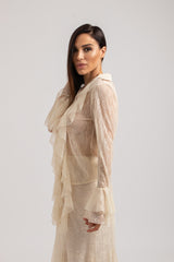 Camicia in pizzo crema FEDERICA BI