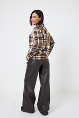 Camicia felpata tartan FEDERICA BI ( due colori )