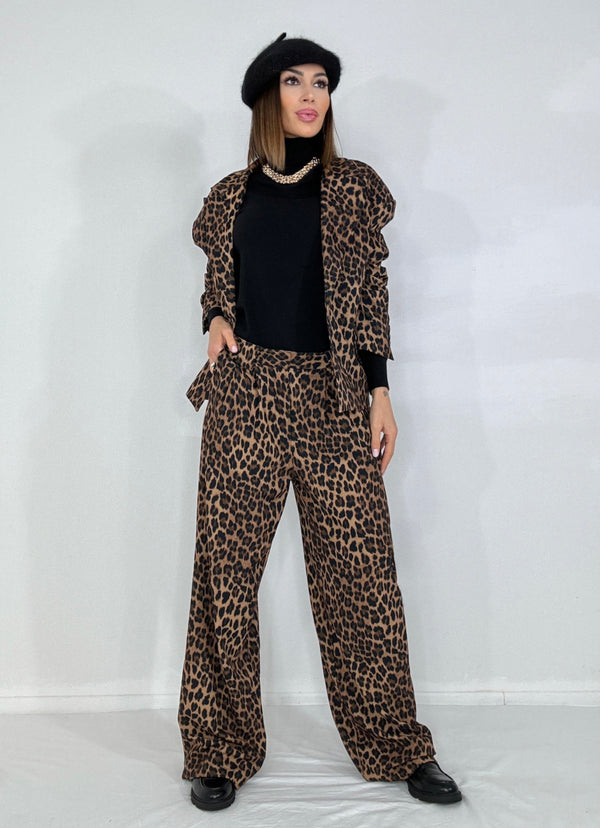 Tailleur animalier print FEDERICA BI