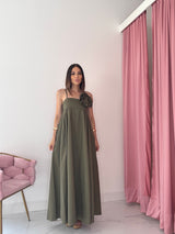 Abito lungo in cotone FEDERICA BI ( vari colori )