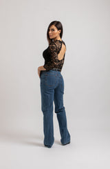 Body nero in pizzo FEDERICA BI