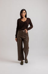 Pantalone in ecopelle FEDERICA BI