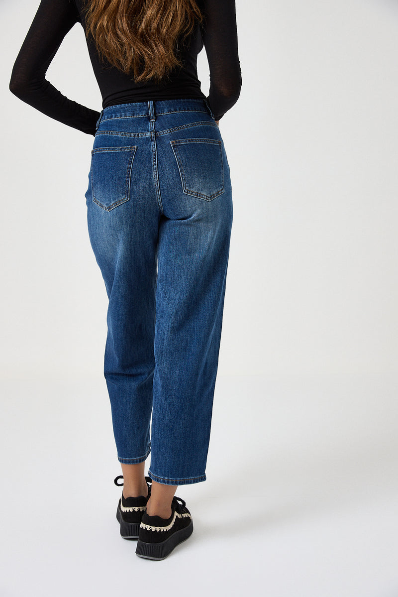 Denim blu elasticizzato charms FEDERICA BI