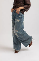 Denim jeans WIDE LEG FEDERICA BI