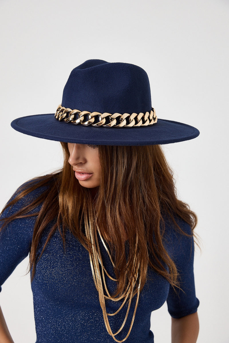 Cappello blu FEDERICA BI