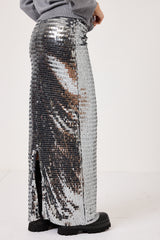 Gonna lunga in paillettes FEDERICA BI ( due colori )