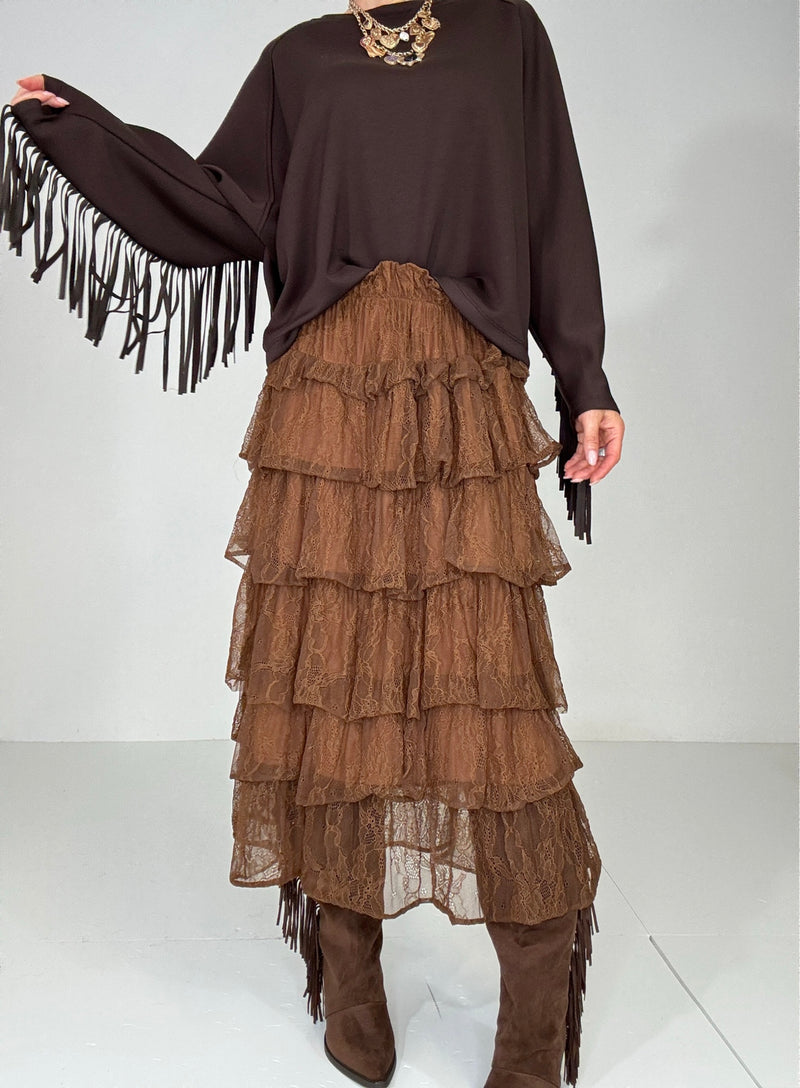 Gonna in pizzo FEDERICA BI