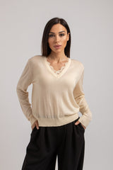Maglia tricot lana e seta FEDERICA BI
