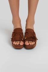 Zoccolo in ecosuede FEDERICA BI