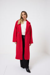 Cappotto rosso FEDERICA BI