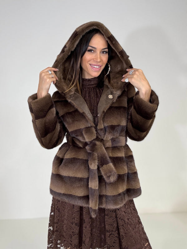 Ecovisone marrone FEDERICA BI