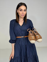 Abito blu denim FEDERICA BI