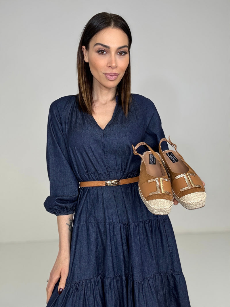 Abito blu denim FEDERICA BI