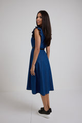 Abito in denim azzurro FEDERICA BI
