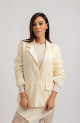 Blazer crema FEDERICA BI