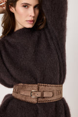 Cintura in velluto ed ecosuede FEDERICA BI