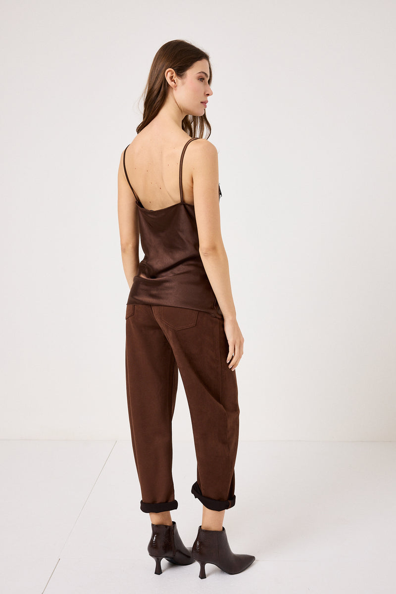 Top inserto in pizzo FEDERICA BI