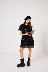 Abito in pizzo e paillettes FEDERICA BI