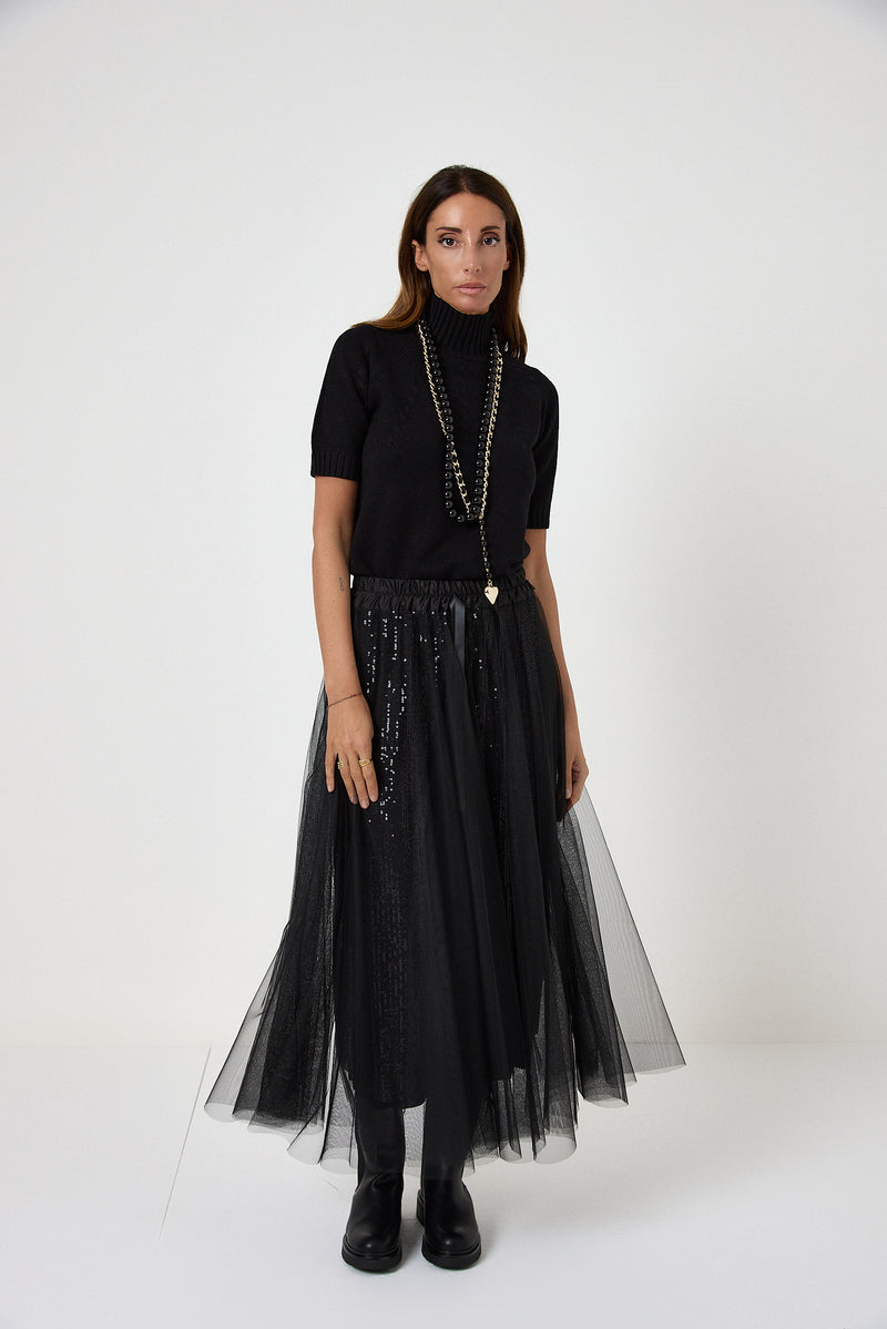 Gonna in tulle e paillettes FEDERICA BI
