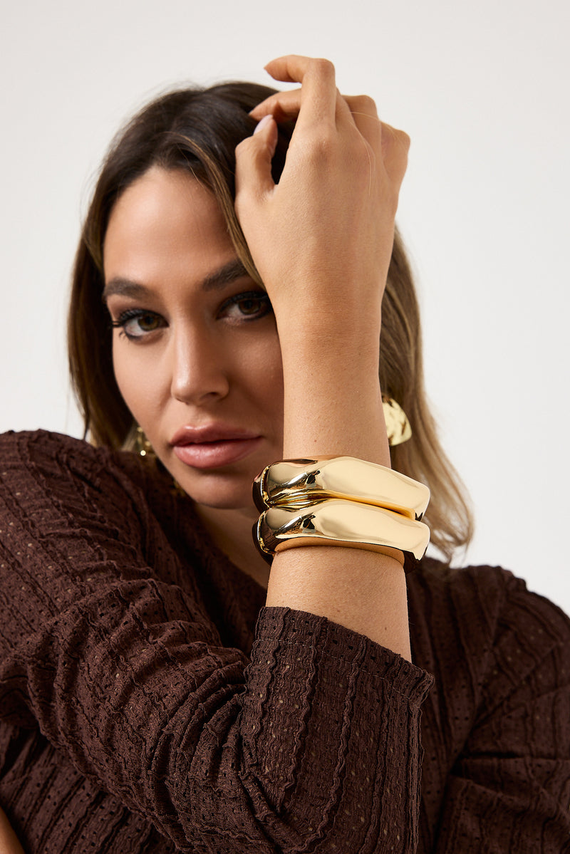 Bracciale rigido oro FEDERICA BI