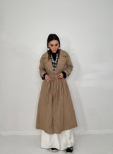 Trench camel AMIRA FEDERICA BI