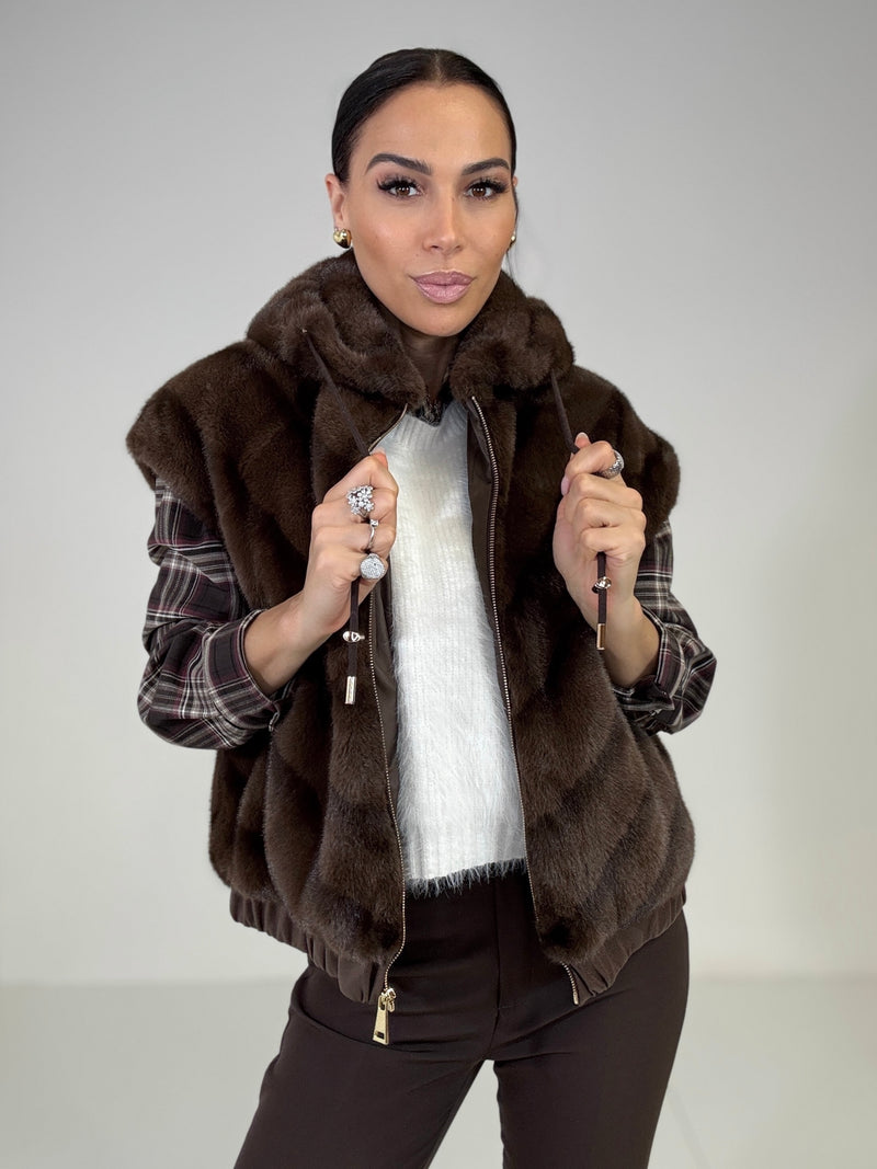 Gilet in Ecovisone FEDERICA BI