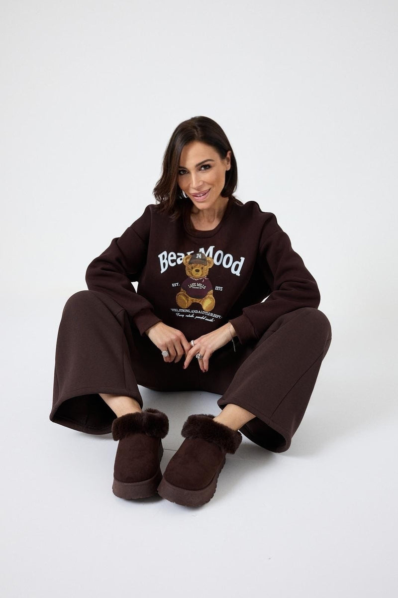 Tuta felpata FEDERICA BI ( due colori )