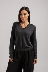 Maglia tricot lana e seta FEDERICA BI