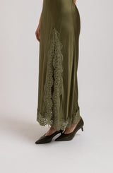 Abito FEDERICA BI slip Dress in viscosa e pizzo