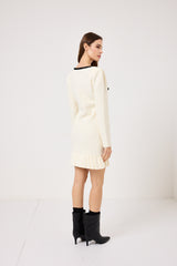 Abito elegante bottoni oro FEDERICA BI