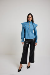 Pantalone in ecopelle FEDERICA BI (vari colori)