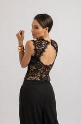 Body nero in pizzo FEDERICA BI
