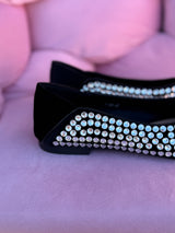 Ballerina in velluto nero FEDERICA BI
